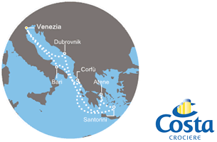 crociera-venezia-bari-corfù-santorini-atene-dubrovnik